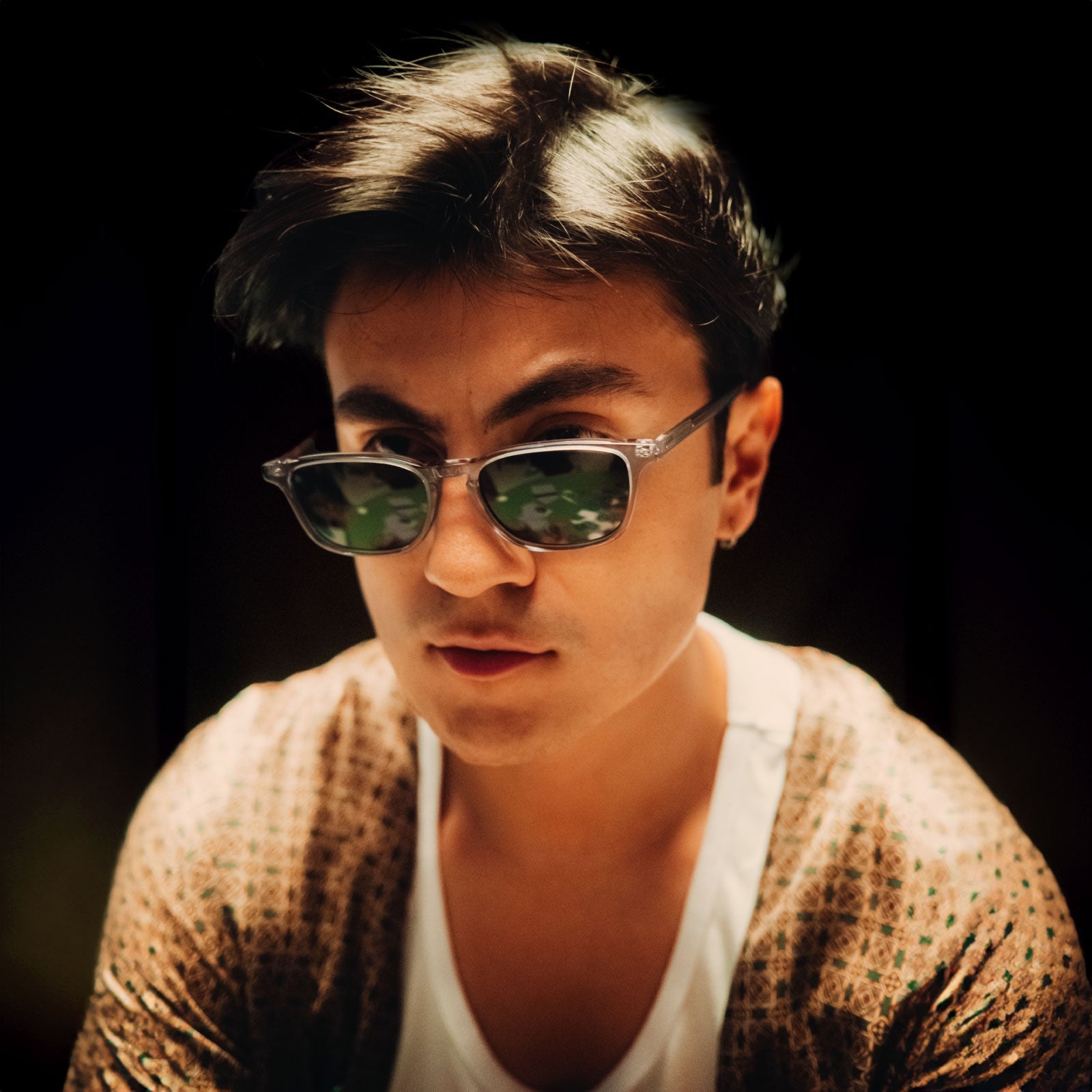 Bullseye Transparent Gray