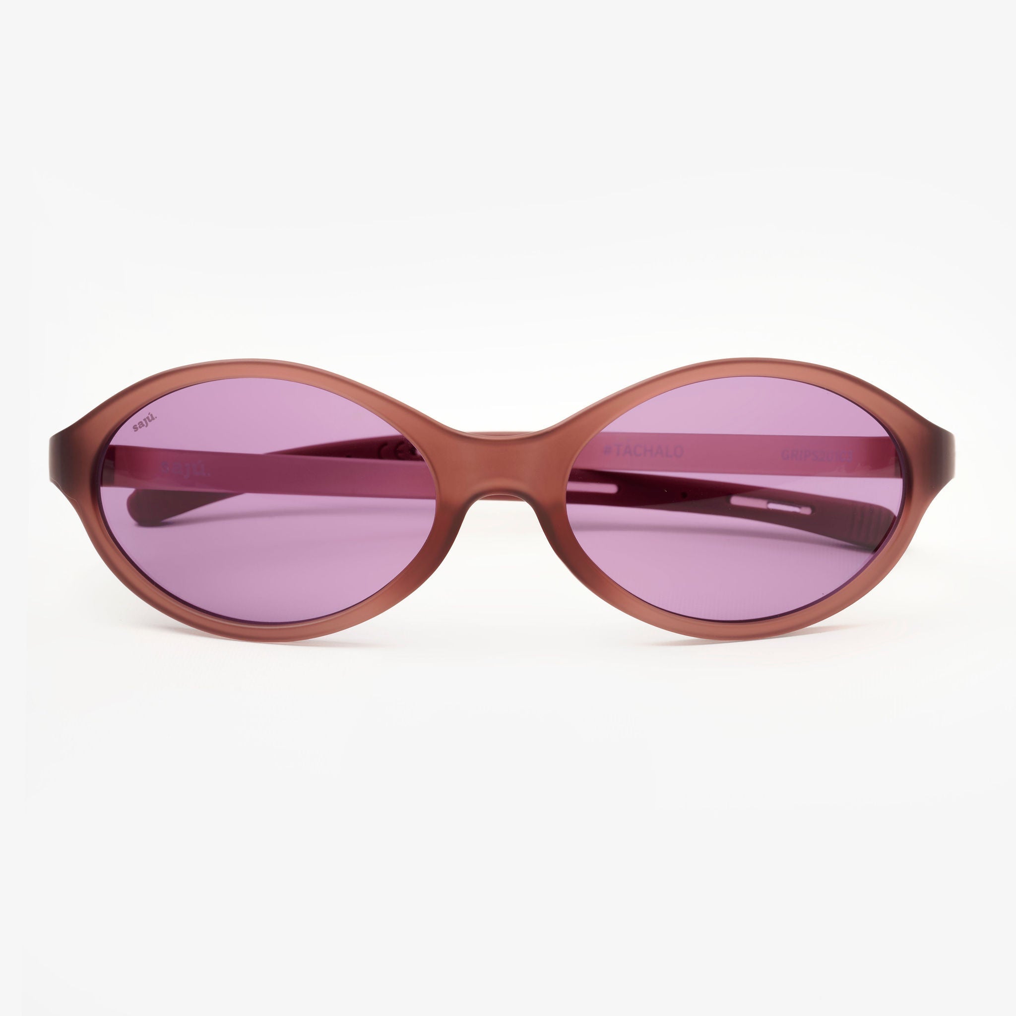 Sierra Sangría — gafas de sol ojo de gato de Sajú en TR90 vinotinto con sistema Grip