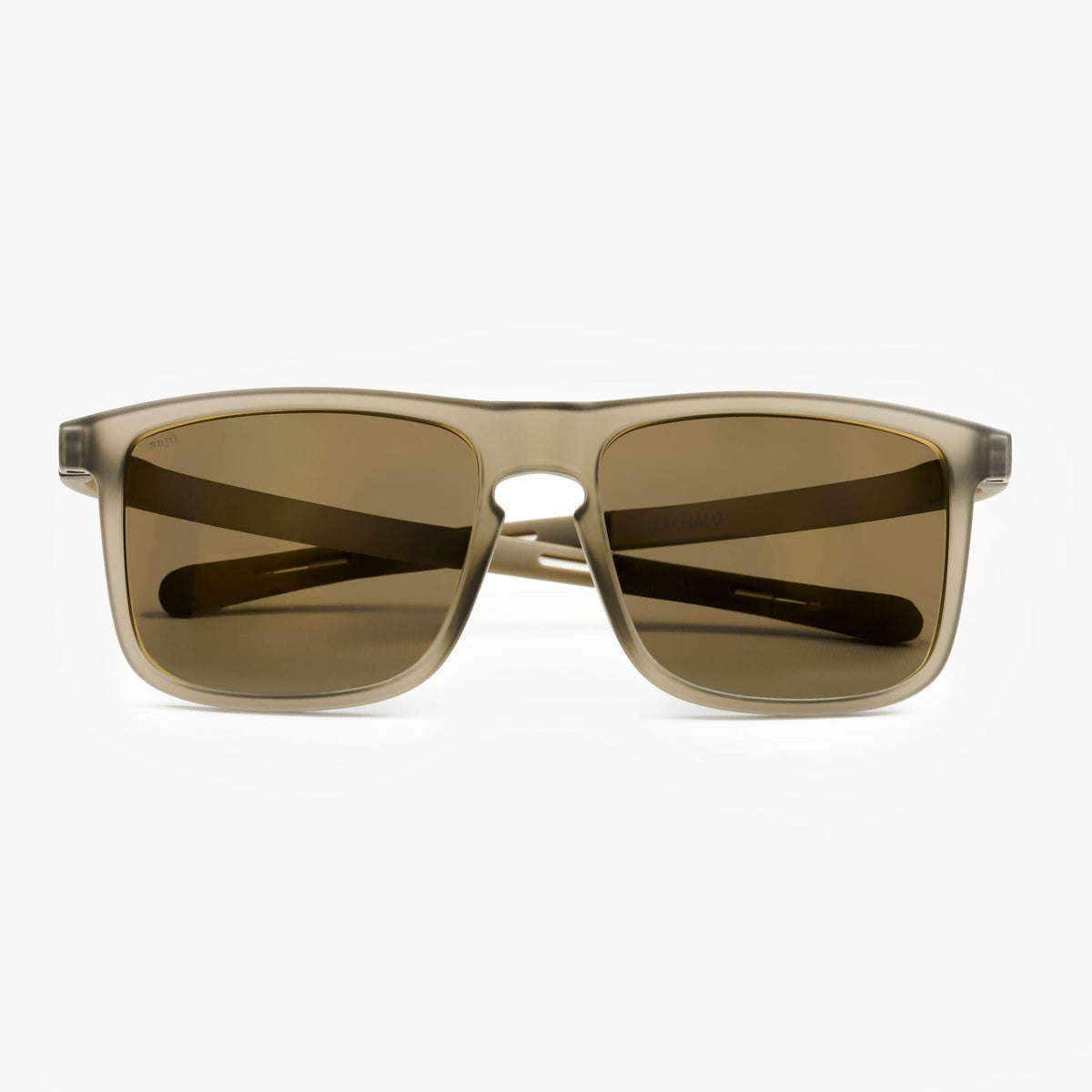 Block Jade — gafas de sol rectangulares anchas de Sajú en TR90 verde jade con sistema Grip