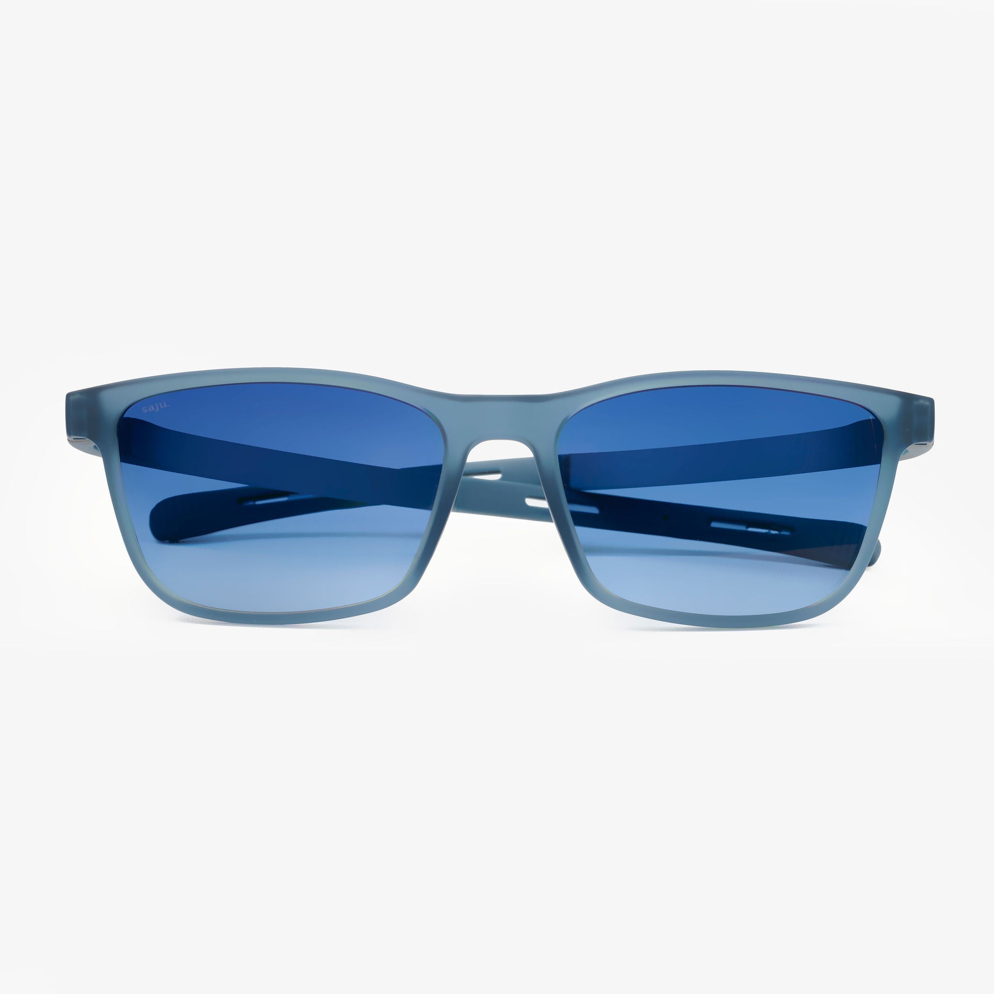 Páramo Denim — gafas de sol rectangulares de Sajú en TR90 azul denim con sistema Grip