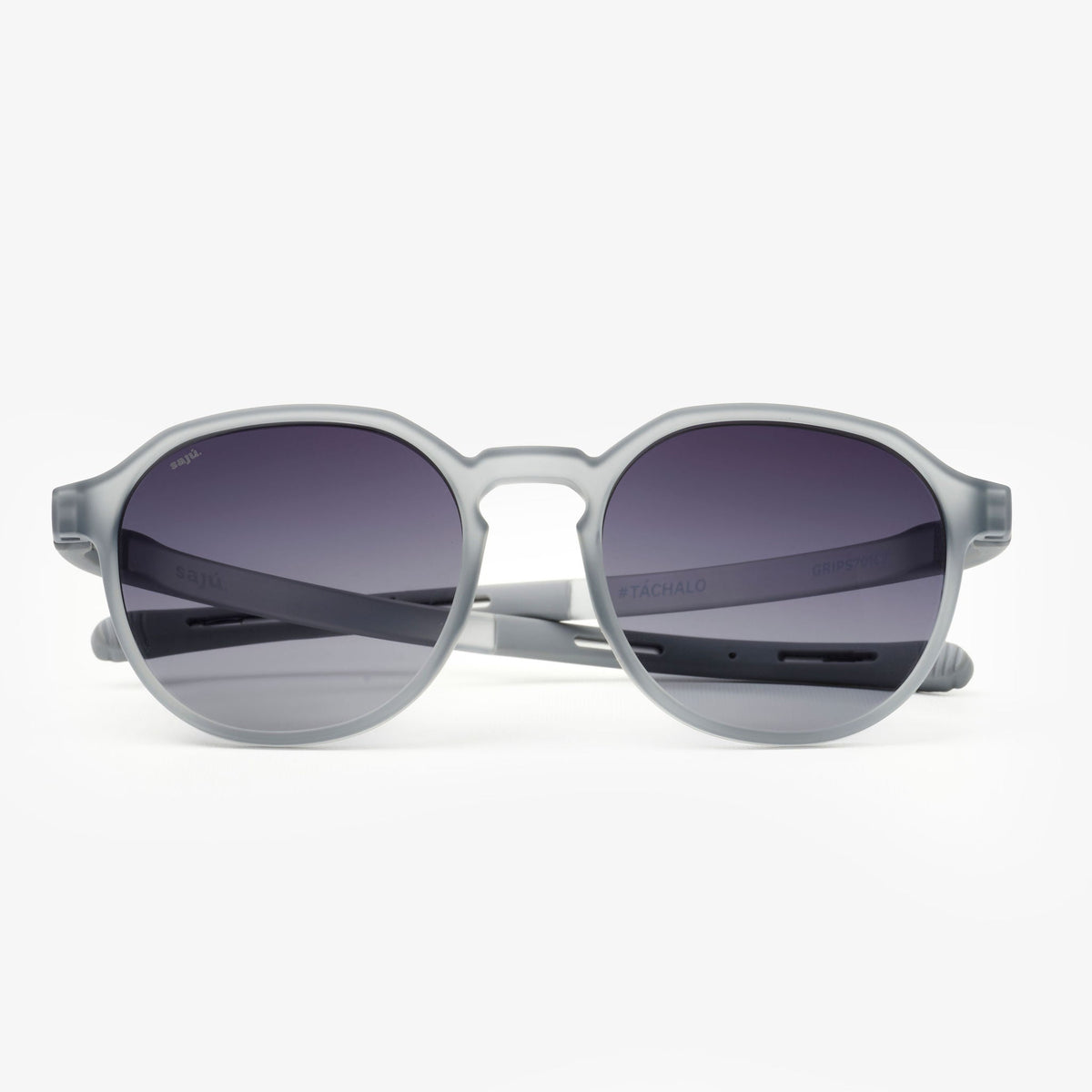 Rocka Fossil — gafas de sol redondas de Sajú en TR90 beige fósil con sistema Grip